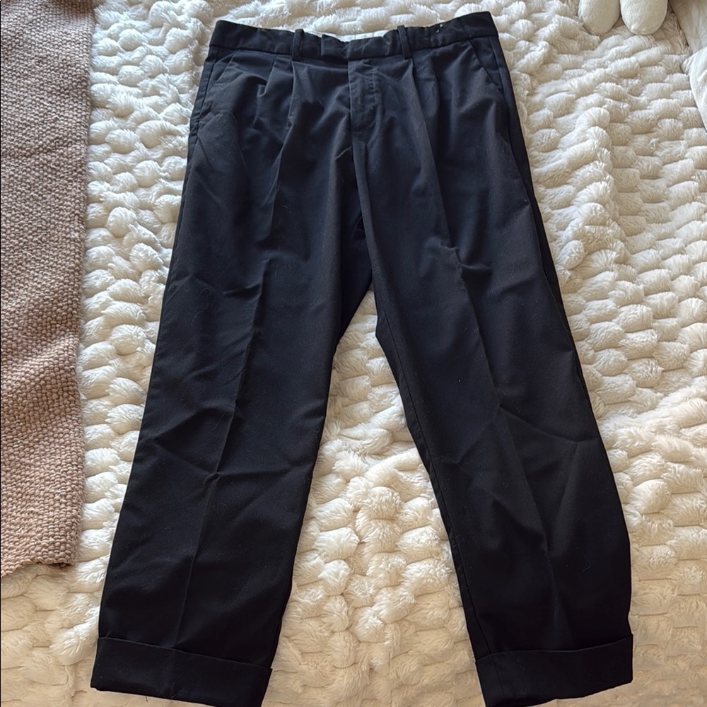 Mango Double Pleated w/ Cuff Pants - Relaxed Fit